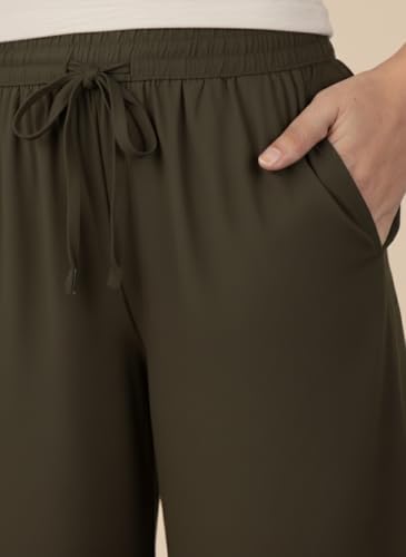Image of Moirai Super Soft Viscose Rayon Palazzo Pants for Women Relaxed & Regular Fit Solid Palazzo for Women & Girls Casual Ethnic Wear