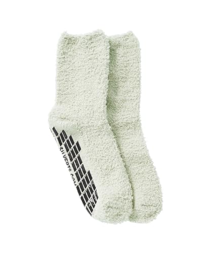Image of Silverts Unisex Adaptive Non-Slip Grip Socks, Hospital Slippers for Elderly | Assisted dressing, nursing home, rehab & recovery wear, treaded sole, machine washable