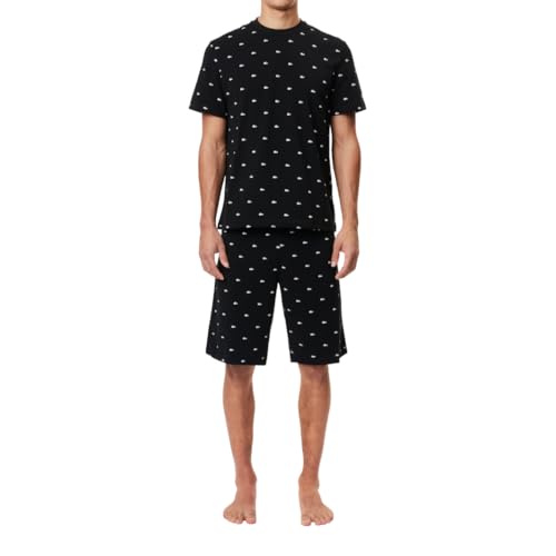 Lacoste Men's Mini Croc Print Pajama Set