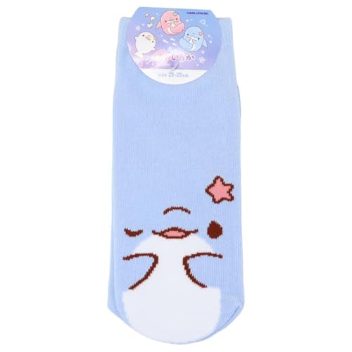 ゆるいるか レディースソックス/アオイルカ くつ下 かわいい グッズ