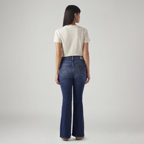 Image of Levi's Women's 726 Mid Indigo Flared Fit High-Rise Jeans