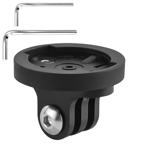 DIPZO Adaptador Universal para Cámaras GoPro, Compatible con Soporte de Bicicleta Garmin Edge (20 22mm de separación), Soporte para Luz de Bicicleta