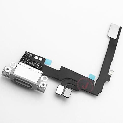Nappe de charge iPhone 16 Pro flexible de rechange avec micro blanc - 3