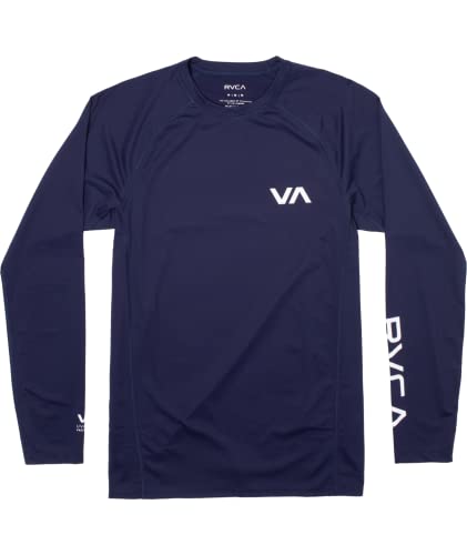 Rashguard RVCA homme navy t-shirt surf manches longues taille M technique