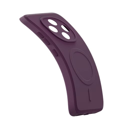 Image of Casotec Back Cover Compatible With Oppo F31 Pro 5G | MagFit Ring Design (Non-Magnetic) | Shockproof Case | Anti-Slip Grip | Raised Camera Edges | Slim Protective Case for Oppo F31 Pro 5G (Dark Purple)