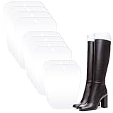 Ruisita 10 Pieces (5 Pairs) Boot Shaper Form Inserts Boots Tall Support for Women and Men (16 inches, Clear)