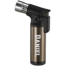 Personalized Visol Ares Butane Quad Torch Refillable Gas Lighter with Windproof Adjustable Flame with Free Engraving Shipped Without Butane Gunmetal