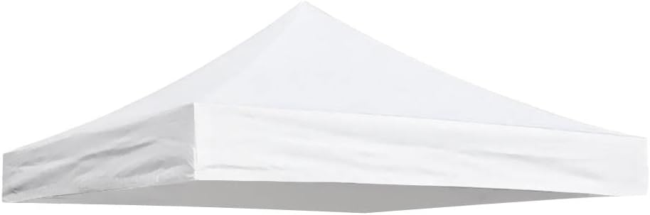 Sun Proof Garden Gazebo Canopy ¨C Replacement Tent Top Cover forion ¨C Portable Weight Design ¨C for Camping & Outdoor Activities ¨C 9.54 x 9.54 Feet - White