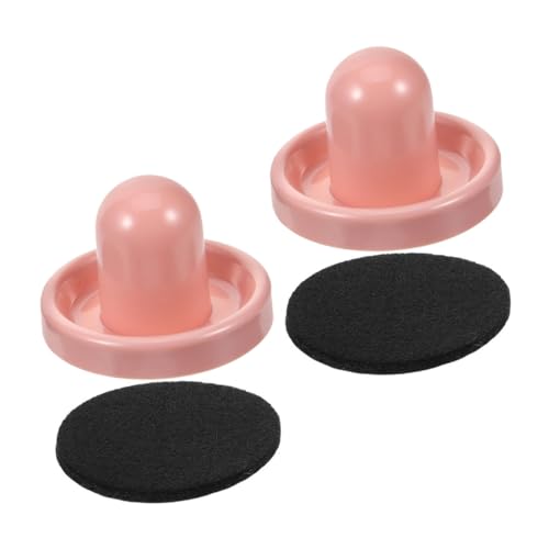 GOOHOCHY Enhance Your Air Hockey Experience 2pcs Pushers Paddles and Goal Handles for Air Hockey Table