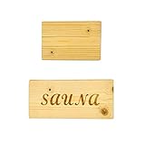 pino sauna konzentrat Resistente al desgaste: está hecho de madera de pino blanco y se ve muy estable y elegante, lo que lo convierte en una excelente decoración interior / exterior que es duradera, resistente al desgaste y se puede usar durante mucho tiempo.