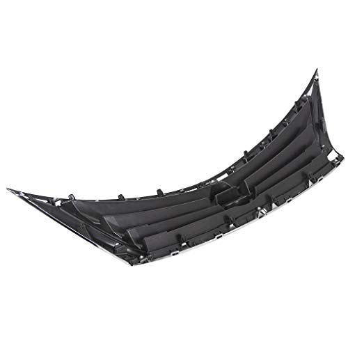 Front Bumper Grille Compatible With 2013-2015 Nissan Altima Replacement For 623103Ta0A / Ni1200250 Chrome Shell Black Insert Sedan Upper Grill Assembly #TOP5