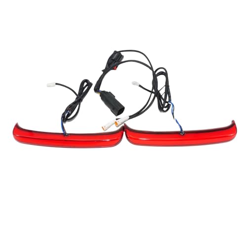 Feu arrière LED sacoche pour Moto Touring Electra Glide Road King FLH 2014-2023 à lentille rouge