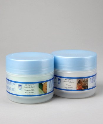 Dead Sea Spa Care Shea Body Butter, Two, 8 oz Jars