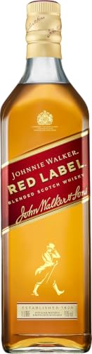 Johnnie Walker Red label whisky escocés blended, 1 l
