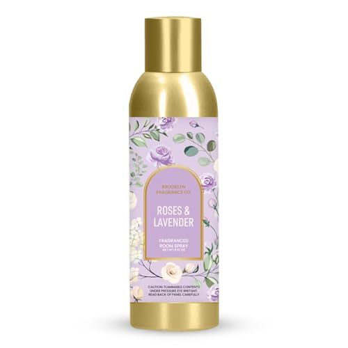 Brooklyn Fragrance Co. Arches Room Spray – Premium Lavender Floral Air Freshener -Long lasting home Fragrance Spray for Bathroom, office & small spaces- 6 Fl oz.