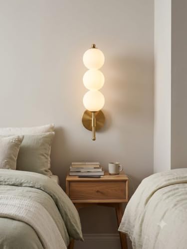 Image of FILLISKA Led Wall Highlighter Light, 3-in-1 Colour Changing, Luxurious Wall Decor (12 Watt White & Gold-323)