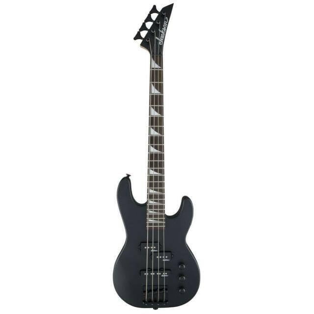 Jackson JS Series Concert Bass JS1X, Satin Black, Amaranth Fingerboard