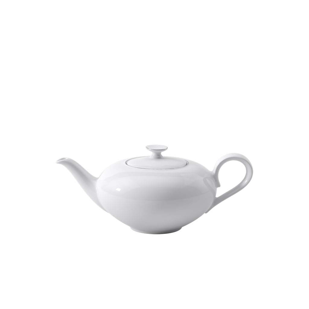 Villeroy & Boch White Anmut Platinum No.1 1 Litre Teapot, 6 Persons