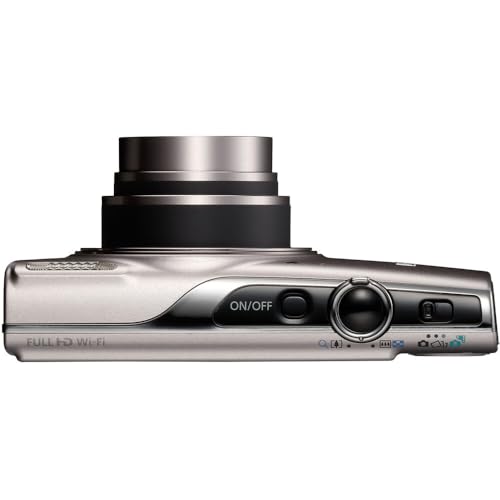 Image of Canon PowerShot ELPH 360 HS A Digital Camera (Silver) | 20.2MP CMOS Sensor, 12x Optical Zoom & Built-in Wi-Fi | Compact Point-and-Shoot for Travel (7283C001) + 64GB Card + Case+ More