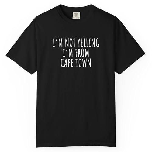 Funny from Cape Town Location T-Shirt Black