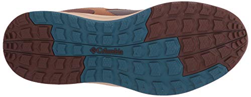 Columbia Men's Pivot Mid Waterproof Hiking Shoe, Wet Sand/Phoenix Blue, 11.5 Wide