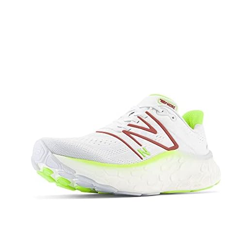 New Balance Fresh Foam X More v4, Sneaker Hombre, Gris Cuarzo Treinta vatios Ladrillo Rojo, 42 EU