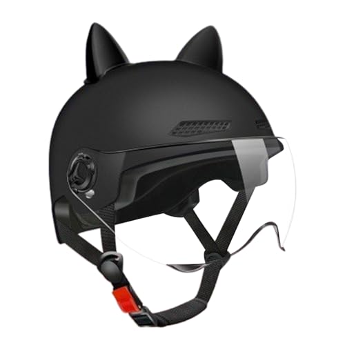 Casque De Scooter Électrique pour Adultes | Équipement De Conduite Respirant - Porter des Lunettes De Protection pour Hommes Et Femmes Adultes pour La...