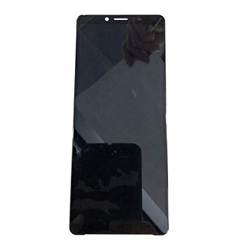 Kayyoo �t�����g�p�l�� �t���p�l�� �Z�b�g Sony Xperia 10 II �K�p �t�����g�K���X �f�W�^�C�U �^�b�`�p�l�� �t�����g�X�N���[�� �����p�[�c �h���S���e�[�v+�C���H��t�� (Xperia 10 II, �u���b�N)