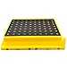 Spill Containment Platform, Leakproof Tray with Top Grates, Modular Warehouses Factory Garage Industrial Uses Polyethylene Spill Platform, Storage Stack Paint Bucket (Size : 20.87x16.14x4.72in/53x41x