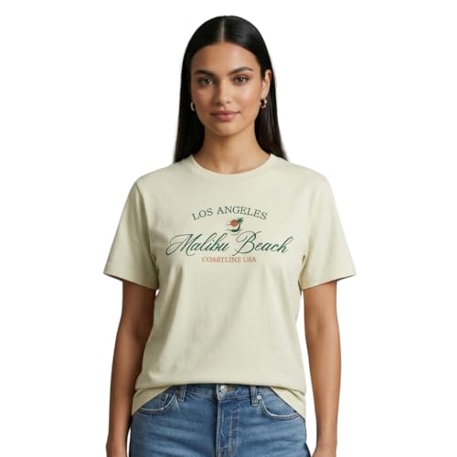 Image of Nobero Women's Graphic Printed T-Shirt | Regular Fit 180 GSM Cotton Tee for Women | Comfortable Round Neck Casual Wear