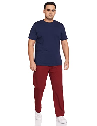 Image of U.S. Polo ASSN. Men Mid Rise Solid Tri Blend I684 Lounge Regular Track Pants - Pack of 1