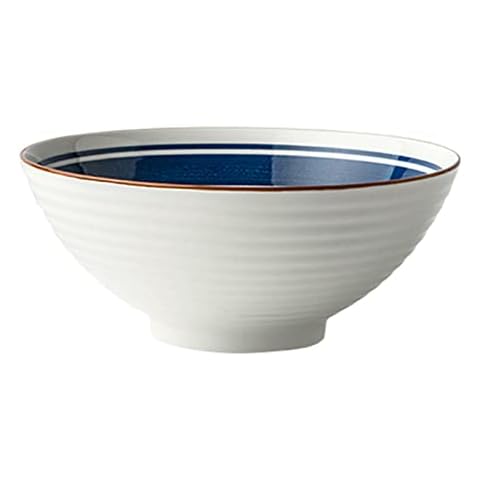 XXFZDCP Japanese Ramen Bowl, Ceramic Extra Large Bowl for Udon, Soba, Pho, Noodles, Ramen, Salad and Soup, Stackable Deep Bowl Cover