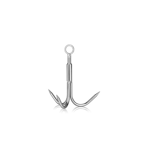 Grappling Hook 3Claw Climbing Stainless Steel Grapnel Small/Large Size (3 Claw Grapple, Fishing, 1, M, 05700)