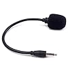 FRCOLOR Mini Condenser Microphone with 3.5mm Port and 205mm Length, Portable Metal Microphone for Professional Vocal Pickup, for Laptops and Voice Amplifiers in Lectures and Low-visibility #5