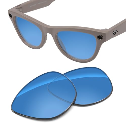 Image of Replacement Lenses Compatible with RayBan Meta Skyler RW4010 52mm AI Glasses, UV Protection, Transition
