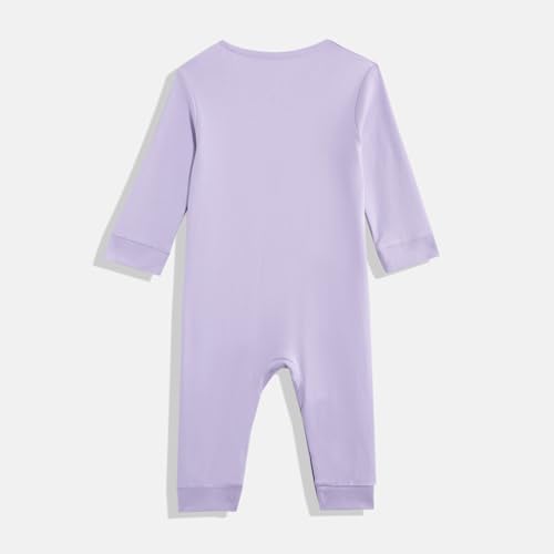 Image of Mothercare Baby Romper Sleepsuit Autumn Print Full Sleeve Pink
