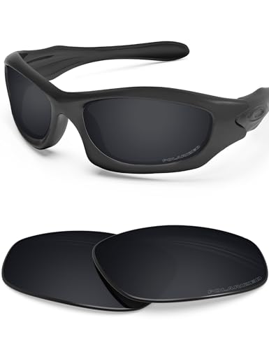BLAZERBUCK Anti-salt Polarized Replacement Lenses for Oakley Monster Dog - Black