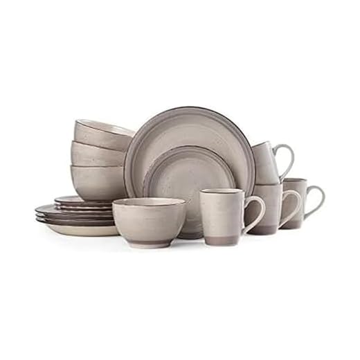 Pfaltzgraff Sadie 16-Piece Cream Dinnerware Set, Service for 4, Durable Stoneware Plates and Bowls with Classic Design, Microwave and Dishwasher Safe
