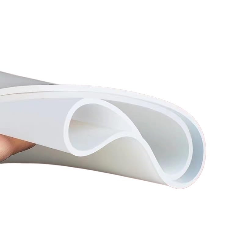 Transparente schwarze Silikonkautschukplatte 500 mm x 500 mm – langlebige und vielseitige Silikonfolie(Transparent,3mm)