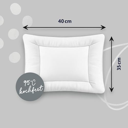 Julius Zöllner Kissen Hygiena, waschbar 95°C, allergikergeeignet, Standard 100 by OEKO-TEX, Größe 35x40 cm – Ansicht 3
