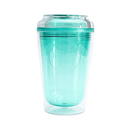 Smash Tritan Coffee Cup, Teal, 8cm x 8cm x 15cm