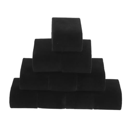 Lurrose de Cojines de Exhibición para Almacenamiento y Exhibición 10 Piezas Diseño Multifuncional en Plástico y Esponja, Almohadas Elegantes para Relojes y Joyas