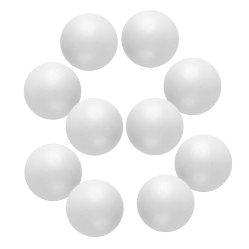 1 Juego Bolas De Espuma Blanca Para Manualidades Para Decoraciones De Bodas Proyectos Diy Y Accesorios Artesanales 10 Piezas