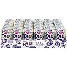 Rio Tropical Soft Drink 330ml x 24 Cans (Pack of 2) | Real Fruit Juice Blend with Natural Flavours | Exotic Tropical Drink | Refreshing & Fruity | No Artificial Sweeteners | Vegan Friendly