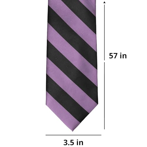 Image of tiemart Men's Striped Tie Standard Length