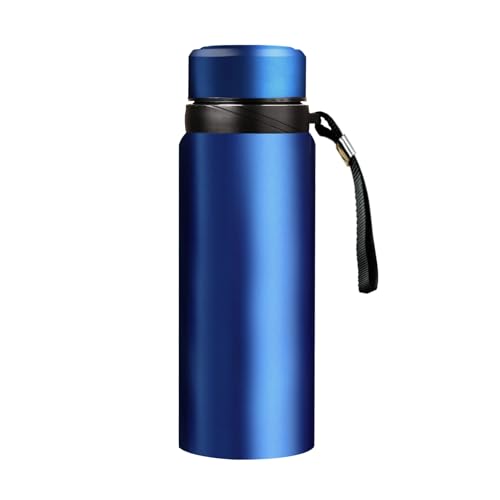GJV Botellas de agua aisladas de 24 onzas, 32 onzas, 40 onzas, botella infusora de café y té, taza térmica, doble pared, aislada al vacío, termo de acero inoxidable, a prueba de fugas, taza de viaje
