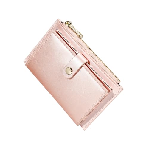 BESTYASH 1pc Women Pu Zipper Purse Multifunctional Pearlized Change Wallet Slim Cards Holder for Cash and Ids for Girls and Women