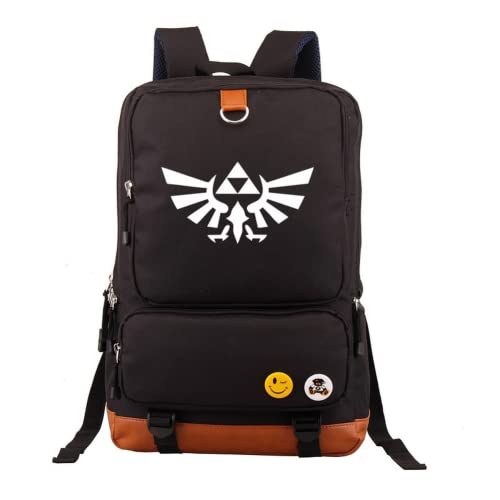 The Legend of Zelda Game Zelda - Mochila para portátil para escuela secundaria, mochila para...