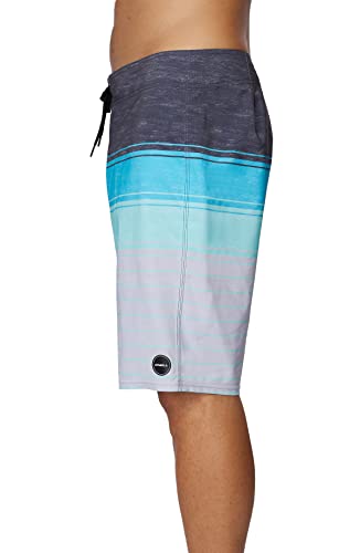 O'NEILL Men's 21 Hyperfreak Divergent Board Short - Mens Bathing Suit Fast-Drying Stretch Fabric2