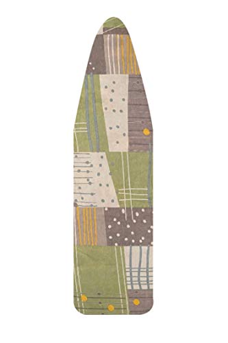 NOVUM SELECTION - Funda universal para tabla de planchar de 140 x 50 cm. Paño suave para la cubierta, funda profesional compatible con plancha de vapor. Funda de repasage. Fabricado en Italia.